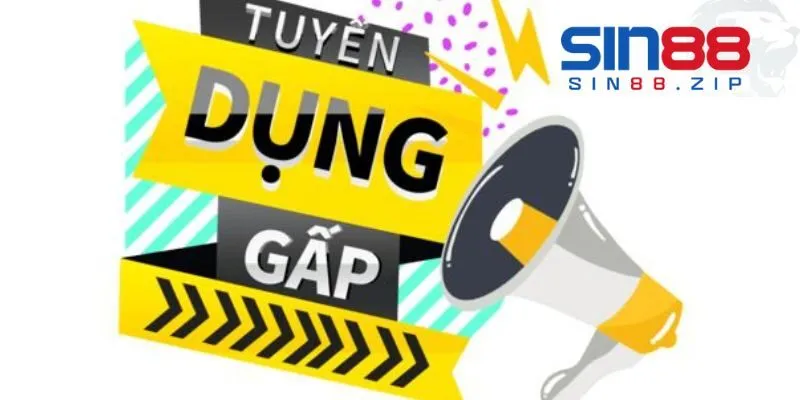 Sin88 cam kết quy trình tuyển dụng nhanh gọn, minh bạch và công bằng