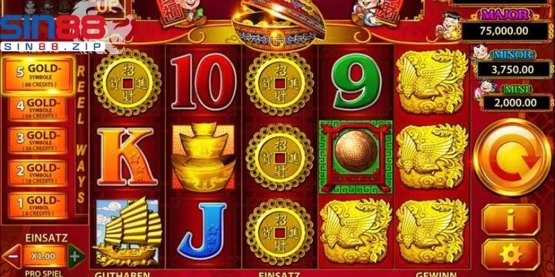 Game Thần Tài 3D tích hợp tính năng quay thử