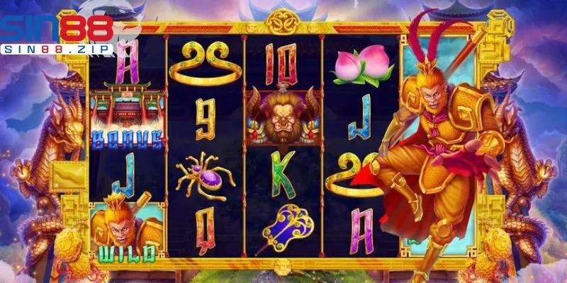 Tính năng jackpot trong nổ hũ Tây Du Thần Khí tại Sin88