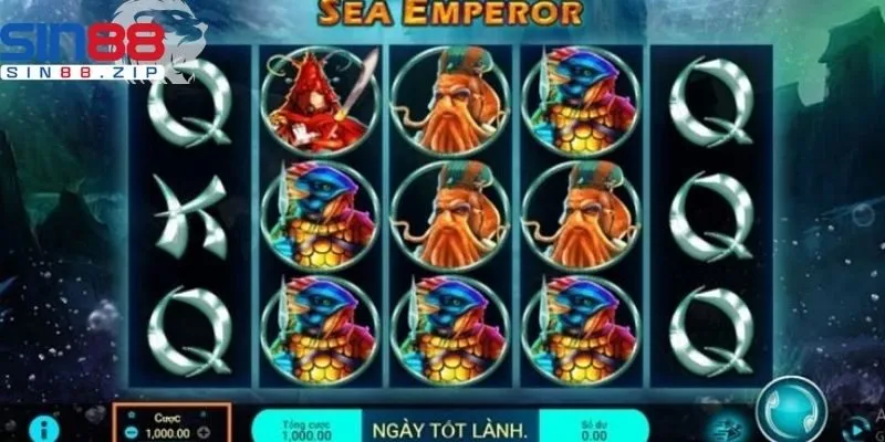Vòng quay đại dương kích hoạt chế độ thưởng lớn trong game